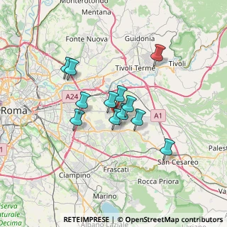 Mappa Via Samassi, 00132 Roma RM, Italia (5.45)