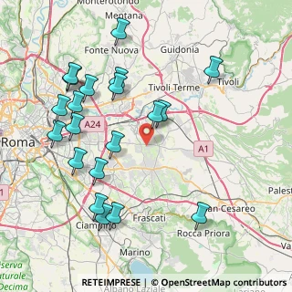 Mappa Via Samassi, 00132 Roma RM, Italia (9.4535)