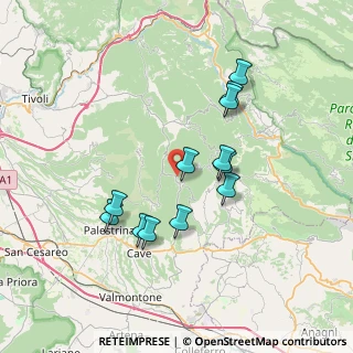Mappa Via Remigio De Paolis, 00030 San Vito Romano RM, Italia (6.89833)