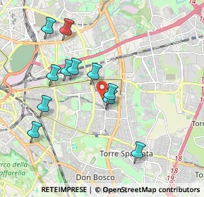 Mappa Via delle Acacie, 00100 Roma RM, Italia (1.98636)