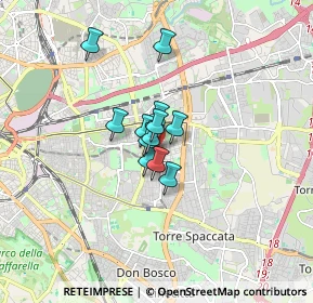 Mappa Via delle Acacie, 00100 Roma RM, Italia (0.95333)
