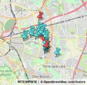 Mappa Via delle Acacie, 00100 Roma RM, Italia (1.0375)
