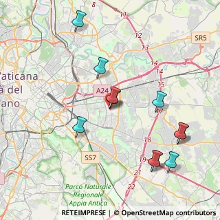 Mappa Via delle Acacie, 00100 Roma RM, Italia (4.49545)
