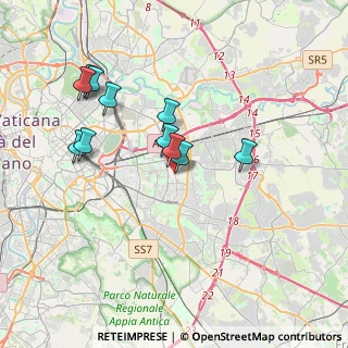Mappa Via delle Acacie, 00100 Roma RM, Italia (3.68909)