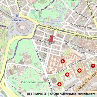 Mappa Via Celimontana, 19, 00184 Roma, Roma (Lazio)