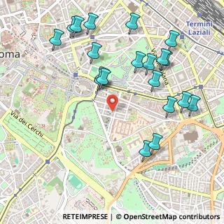 Mappa Via Marco Aurelio, 00184 Roma RM, Italia (0.612)