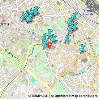 Mappa Via Marco Aurelio, 00184 Roma RM, Italia (0.637)