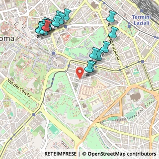 Mappa Via Marco Aurelio, 00184 Roma RM, Italia (0.6745)