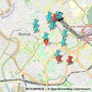 Mappa Via Marco Aurelio, 00184 Roma RM, Italia (1.098)