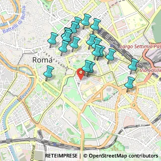Mappa Via Marco Aurelio, 00184 Roma RM, Italia (0.991)