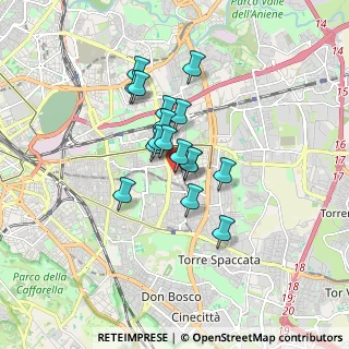 Mappa Viale della Primavera Gardenie, 00172 Roma RM, Italia (1.25235)