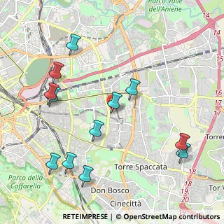 Mappa Viale della Primavera Gardenie, 00172 Roma RM, Italia (2.48583)