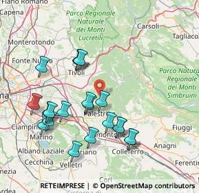 Mappa Via Umberto I, 00010 Poli RM, Italia (16.184)