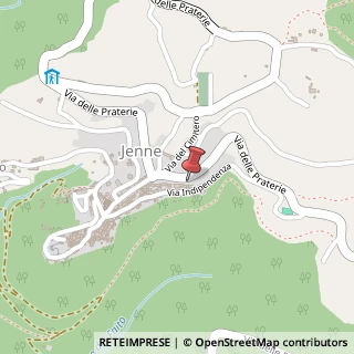 Mappa corso cesare battisti, 82, 00028 subiaco RM, Italia, 00028 Jenne, Roma (Lazio)