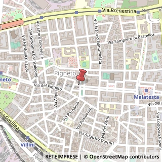 Mappa Piazza dei condottieri, 00176 Roma, Roma (Lazio)