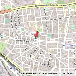 Mappa Piazza dei Condottieri, 41, 00176 Roma, Roma (Lazio)