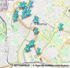 Mappa Via dei Vascellari, 00153 Roma RM, Italia (1.1625)