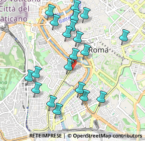 Mappa Via di S. Crisogono, 00153 Roma RM, Italia (1.0815)