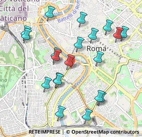 Mappa Via di S. Crisogono, 00153 Roma RM, Italia (1.1055)