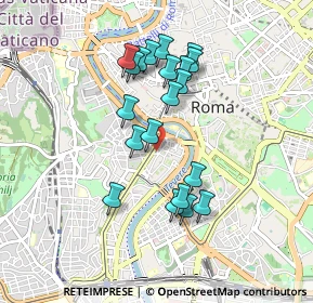 Mappa Via di S. Crisogono, 00153 Roma RM, Italia (0.8415)