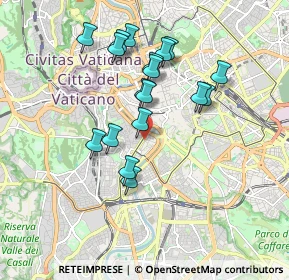 Mappa Via di S. Crisogono, 00153 Roma RM, Italia (1.72889)