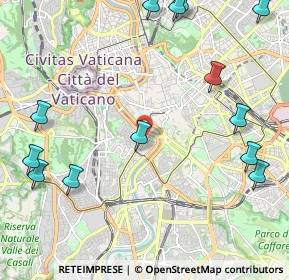 Mappa Via di S. Crisogono, 00153 Roma RM, Italia (3.03615)