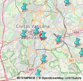 Mappa Via di S. Crisogono, 00153 Roma RM, Italia (5.46545)