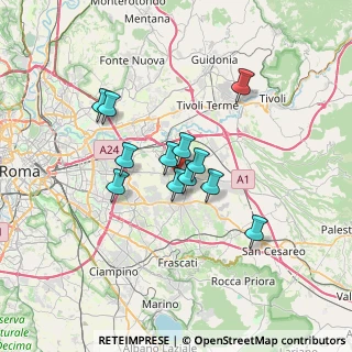 Mappa Via Bolotana, 00132 Roma RM, Italia (5.46417)