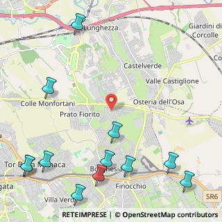 Mappa Via Bolotana, 00132 Roma RM, Italia (3.405)