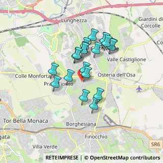 Mappa Via Bolotana, 00132 Roma RM, Italia (1.4985)
