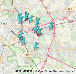 Mappa Via Ferdinando Bassi, 00171 Roma RM, Italia (3.46154)