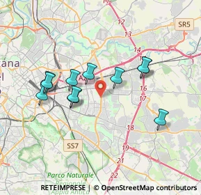 Mappa Via Ferdinando Bassi, 00171 Roma RM, Italia (3.41636)