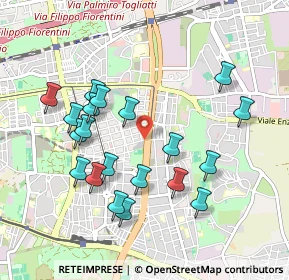 Mappa Via Ferdinando Bassi, 00171 Roma RM, Italia (1.0125)