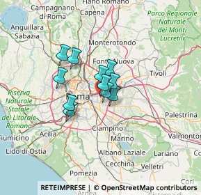 Mappa Via Ferdinando Bassi, 00171 Roma RM, Italia (8.10636)