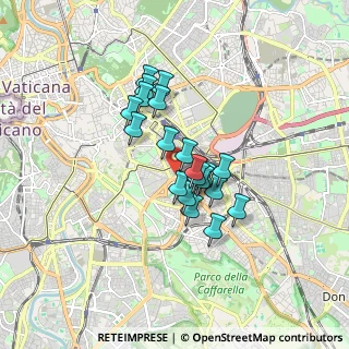 Mappa Via Francesco Berni, 00185 Roma RM, Italia (1.2965)