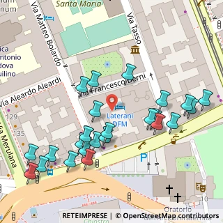 Mappa Via Francesco Berni, 00185 Roma RM, Italia (0.076)