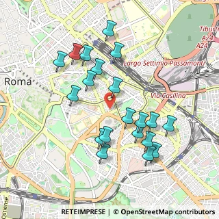 Mappa Via Francesco Berni, 00185 Roma RM, Italia (0.98)
