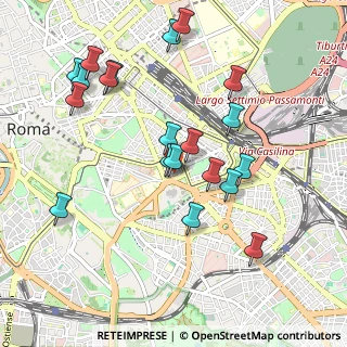 Mappa Via Francesco Berni, 00185 Roma RM, Italia (1.0775)