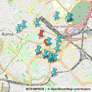 Mappa Via Francesco Berni, 00185 Roma RM, Italia (0.9665)