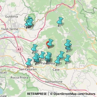 Mappa Piazzale Delle Orziere, 00010 Poli RM, Italia (7.5775)