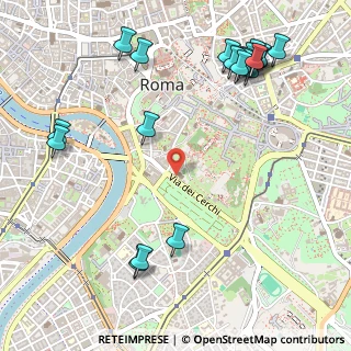 Mappa Via dei Cerchi, 00186 Roma RM, Italia (0.735)