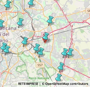 Mappa Via Sarno, 00172 Roma RM, Italia (5.48467)