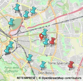 Mappa Via Sarno, 00172 Roma RM, Italia (2.70385)
