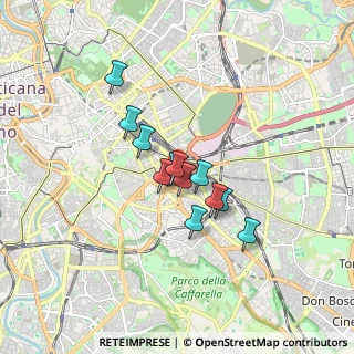 Mappa Piazza di Santa Croce in Gerusalemme, 00185 Roma RM, Italia (1.2525)