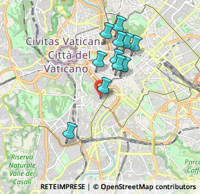 Mappa Via di S. Cosimato, 00153 Roma RM, Italia (1.58545)