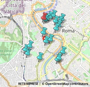 Mappa Via di San Cosimato, 00153 Roma RM, Italia (0.8565)