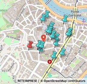 Mappa Via di San Cosimato, 00153 Roma RM, Italia (0.176)