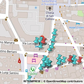Mappa Via di San Cosimato, 00153 Roma RM, Italia (0.06667)