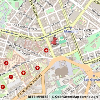 Mappa Via Merulana, 126, 00185 Roma, Roma (Lazio)