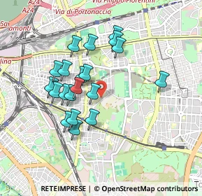 Mappa Borghetto di Via Labico, 00177 Roma RM, Italia (0.8485)